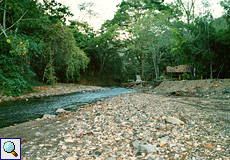 Flusslauf auf dem Gelände des Hotels Villa Lapas