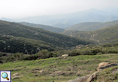 Blick von der Serra de Rodes in Richtung Nordwesten
