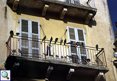 Balkon in der Altstadt von Kérkyra