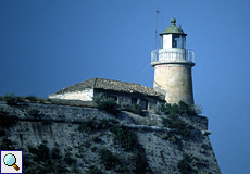 Leuchtturm auf dem Gelände der Alten Festung in Korfu-Stadt