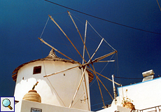 Windmühle in Fira (Thera)