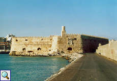 Nordfront des Hafenkastells Koúles in Iráklio