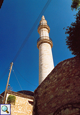Minarett der Tis Nerantzes Moschee in Réthimnon