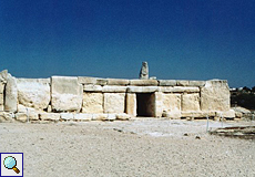 Der Trilithenzugang von Haġar Qim