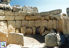 Runde Kammer im Haġar-Qim-Tempel
