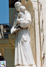 Heiligenstatue in Valletta