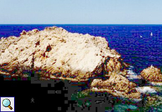 Felsen an der Küste von Menorca
