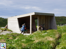 Die Beobachtungshütte auf Hornøya wurde vom Architekturbüro Biotope entworfen und errichtet
