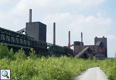 Die 'weiße Seite' der Kokerei Zollverein in Essen