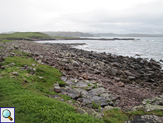 Steiniger Küstenabschnitt auf der Insel Handa