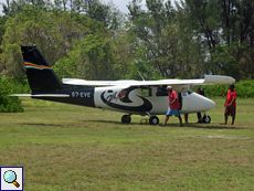 Die Fluggesellschaft ZilAir verfügt über eine kleine Flotte von Flugzeugen und Helikoptern