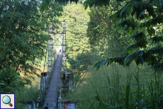 Hängebrücke bei Halloluwa