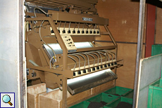 Maschine in einer Teefabrik