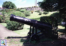 Kanone am Fort King George auf Tobago