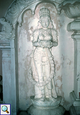 Statue am Hindu-Tempel in Carapichaima, Trinidad