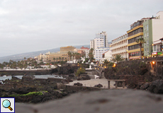 Blick auf die Strandpromenade von Puerto de la Cruz bei San Telmo