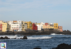 Die bunten Häuser von Punta Brava